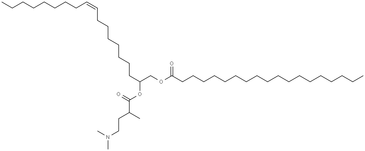 (Z)-2-((4-(dimethylamino)-2-methylbutanoyl)oxy)nonadec-10-en-1-yl nonadecanoate Structure