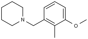 1-[(3-Methoxy-2-methylphenyl)methyl]piperidine,2778606-60-1,结构式