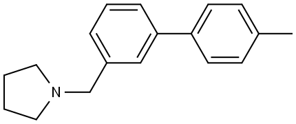 1-[(4'-Methyl[1,1'-biphenyl]-3-yl)methyl]pyrrolidine Structure