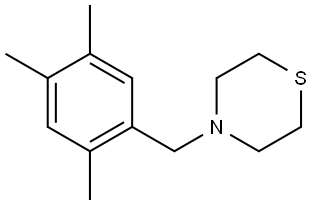 4-[(2,4,5-Trimethylphenyl)methyl]thiomorpholine 结构式