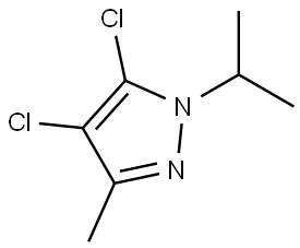 4,5-dichloro-1-isopropyl-3-methyl-1H-pyrazole Structure