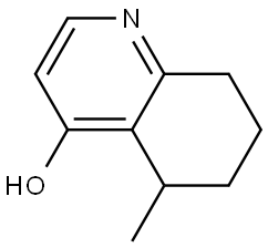 5-Methyl-5,6,7,8-tetrahydroquinolin-4-ol Struktur