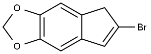 6-Bromo-5H-indeno[5,6-d][1,3]dioxole Structure