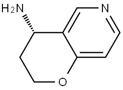 2H-Pyrano[3,2-c]pyridin-4-amine, 3,4-dihydro-, (4S)- Structure