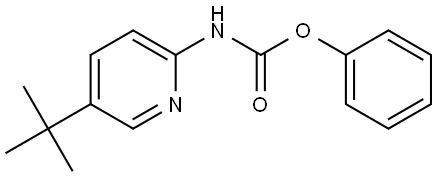 phenyl (5-(tert-butyl)pyridin-2-yl)carbamate 结构式