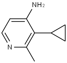 3-cyclopropyl-2-methylpyridin-4-amine Structure