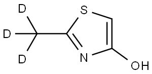 2-(methyl-d3)thiazol-4-ol Struktur