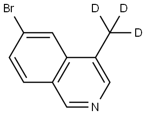 2806728-63-0 6-bromo-4-(methyl-d3)isoquinoline