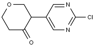 3-(2-chloropyrimidin-5-yl)tetrahydro-4H-pyran-4-one|