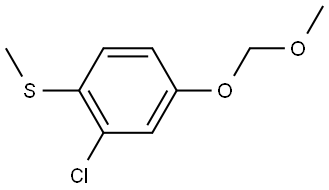 (2-Chloro-4-(methoxymethoxy)phenyl)(methyl)sulfane,2807471-61-8,结构式