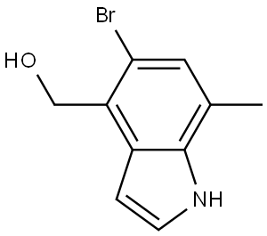 2819571-23-6 (5-bromo-7-methyl-1H-indol-4-yl)methanol