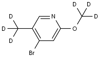 4-bromo-2-(methoxy-d3)-5-(methyl-d3)pyridine Structure
