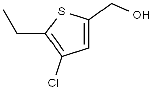 (4-chloro-5-ethylthiophen-2-yl)methanol Structure