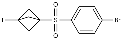 1-[(4-Bromophenyl)sulfonyl]-3-iodobicyclo[1.1.1]pentane Structure