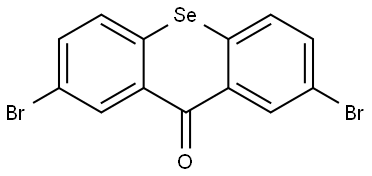 9H-Selenoxanthen-9-one, 2,7-dibromo-,2839426-62-7,结构式