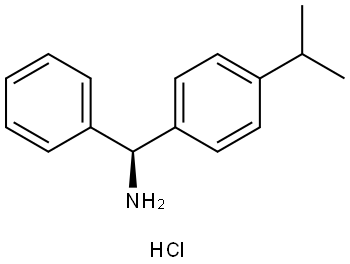 (S)-(4-isopropylphenyl)(phenyl)methanaminium chloride,2839917-55-2,结构式