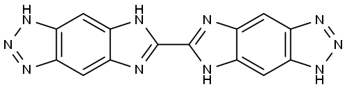 1,1',5,5'-tetrahydro-6,6'-biimidazo[4',5':4,5]benzo[1,2-d][1,2,3]triazole Struktur