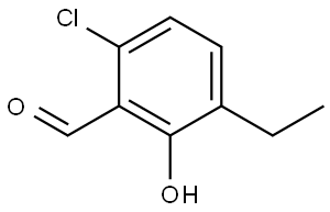 6-Chloro-3-ethyl-2-hydroxybenzaldehyde,28449-01-6,结构式