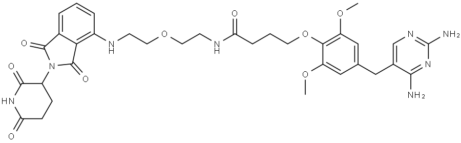 PROTAC eDHFR Degrader-2,2849442-91-5,结构式