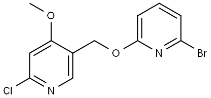 5-(((6-bromopyridin-2-yl)oxy)methyl)-2-chloro-4-methoxypyridine|5-(((6-溴吡啶-2-基)氧基)甲基)-2-氯-4-甲氧基吡啶