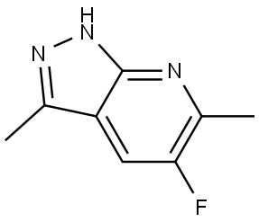 5-Fluoro-3,6-dimethyl-1H-pyrazolo[3,4-b]pyridine Struktur