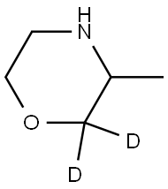 3-methylmorpholine-2,2-d2 Structure