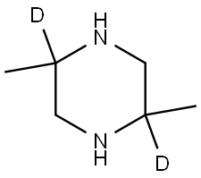 2,5-dimethylpiperazine-2,5-d2,2891444-43-0,结构式