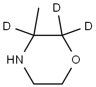 3-methylmorpholine-2,2,3-d3 Structure