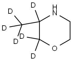 3-(methyl-d3)morpholine-2,2,3-d3 结构式