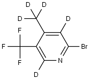 2891510-76-0 2-bromo-4-(methyl-d3)-5-(trifluoromethyl)pyridine-3,6-d2