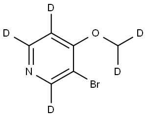 3-bromo-4-(methoxy-d2)pyridine-2,5,6-d3|