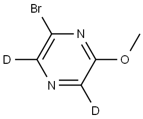 2-bromo-6-methoxypyrazine-3,5-d2|