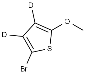 2-bromo-5-methoxythiophene-3,4-d2 结构式