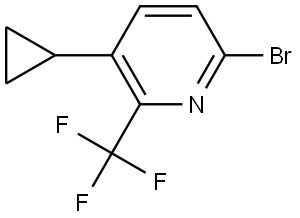 6-Bromo-3-cyclopropyl-2-(trifluoromethyl)pyridine|