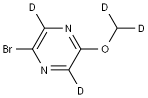 2-bromo-5-(methoxy-d2)pyrazine-3,6-d2|