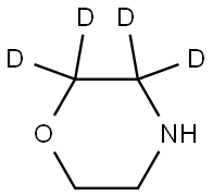 morpholine-2,2,3,3-d4 结构式