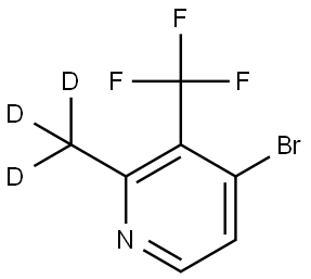4-bromo-2-(methyl-d3)-3-(trifluoromethyl)pyridine|