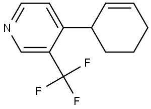 4-(cyclohex-2-en-1-yl)-3-(trifluoromethyl)pyridine|4-(环己-2-烯-1-基)-3-(三氟甲基)吡啶