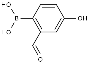 4-羟基-2甲酰基苯硼酸, 2892327-86-3, 结构式