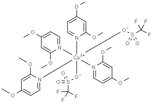 C30H36CuF6N4O14S2 Structure