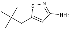 5-Neopentylisothiazol-3-amine Structure