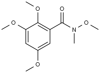 N,2,3,5-tetramethoxy-N-methylbenzamide 结构式