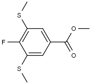 Methyl 4-fluoro-3,5-bis(methylthio)benzoate|