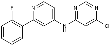 6-chloro-N-(2-(2-fluorophenyl)pyridin-4-yl)pyrimidin-4-amine|6-氯-N-(2-(2-氟苯基)吡啶-4-基)嘧啶-4-胺