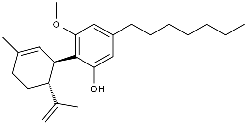 Cannabidiphorol monomethyl ether,2902663-90-3,结构式