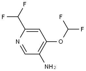 4-(二氟甲氧基)-6-(二氟甲基)吡啶-3-胺,2902702-29-6,结构式