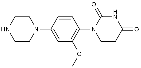 2903423-23-2 1-(2-methoxy-4-(piperazin-1-yl)phenyl)dihydropyrimidine-2,4(1H,3H)-dione