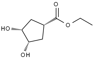 rel-(1r,3R,4S)-Ethyl 3,4-dihydroxycyclopentanecarboxylate|(1R,3R,4S)-3,4-二羟基环戊烷甲酸乙酯