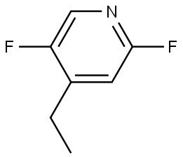 4-Ethyl-2,5-difluoropyridine Struktur