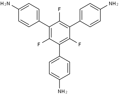 5'-(4-AMINOPHENYL)-2',4',6'-TRIFLUORO-[1,1':3',1''-TERPHENYL]-4,4''-DIAMINE,2916384-44-4,结构式